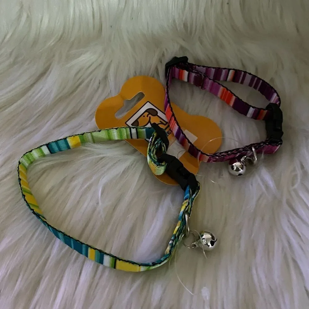 COPY - COPY - Tribal Breakaway Cat Collar with Bell 2 PCS Aztec Pattern Safety …